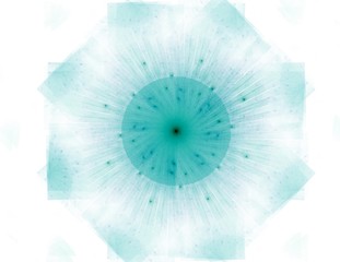 Poster - an abstract computer generated modern fractal design on dark background. abstract fractal color text