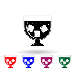 Poster - carafe of juice multi color icon. Elements of drink set. Simple icon for websites, web design, mobile app, info graphics