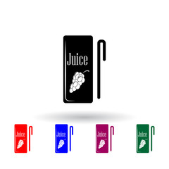 Poster - grape juice multi color icon. Elements of drink set. Simple icon for websites, web design, mobile app, info graphics