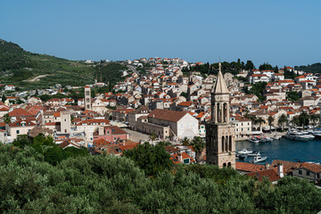 Canvas Print - Hvar island in Croatia