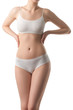 © Sikov - Beautiful perfect slim female body fitness woman