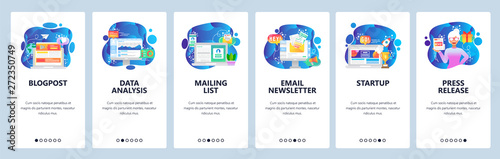 Fotomural Mobile app onboarding screens