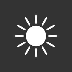 Poster - Sun icon vector