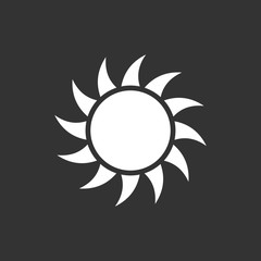 Poster - sun icon vector