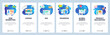 © skypicsstudio - Mobile app onboarding screens. Web amd digital marketing, spamming, SEO and online shopping. Menu vector banner template for website and mobile development. Web site design flat illustration