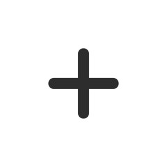 Aufkleber - Plus Icon vector illustration. Add icon. Addition sign. Medical Plus symbol. Plus logo design inspiration
