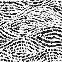 Poster -  Abstract vector  background, freehand doodles seamless pattern with simple geometric shapes.