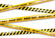 © efuroku - Caution tapes on white background vector image