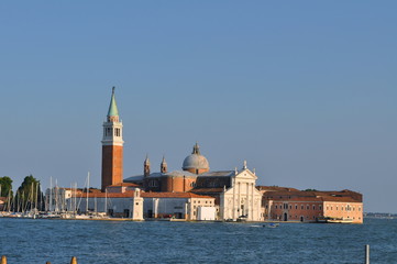 Coucher de soleil sur Venise, San Giorgio,  Italie