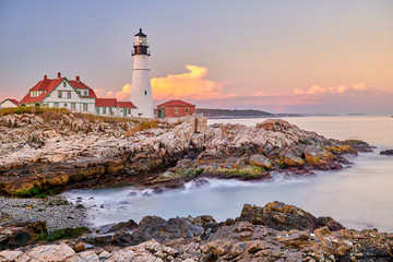 Sticker - Portland Head Lighthouse at Cape Elizabeth, Maine, USA.