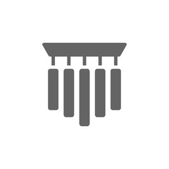 Poster - Chime icon. Element of World religiosity icon. Premium quality graphic design icon. Signs and symbols collection icon