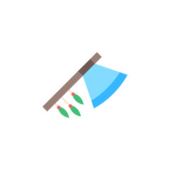 Poster - Axe color icon. Element of boho color icon. Premium quality graphic design icon. Signs and symbols collection icon for websites, web design, mobile app