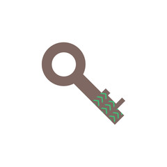 Poster - Key color icon. Element of boho color icon. Premium quality graphic design icon. Signs and symbols collection icon for websites, web design, mobile app