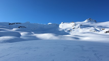 Poster - ski de randonnée dans le haut val de Rhêmes