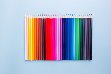 Pencils of various colors