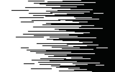 Speed lines Gradient seamless pattern Vector texture Fast effect design Black elements on white background