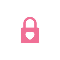 Aufkleber - Lock icon vector. Encryption icon. Lock Icon in trendy flat style isolated. Security symbol logo design inspiration
