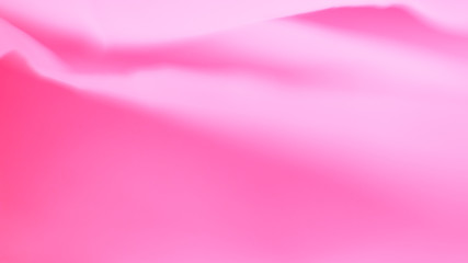 Closeup of pink paper layers stack. Abstract art background. Blur silky texture effect. Copy space.