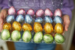 © sally anscombe/Stocksy - Easter eggs