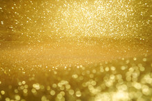 Gold Texture Christmas Abstract Background	