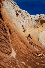 Detail Of Navajo Sandstone Rock Formation In White Pocket