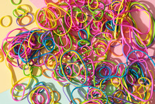 Elastic Bands Of The Differents Colors