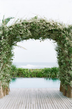Tropical Outdoor Wedding Ceremony