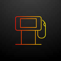 Aufkleber - refueling nolan icon. elements of ecology set. simple icon for websites, web design, mobile app, inf