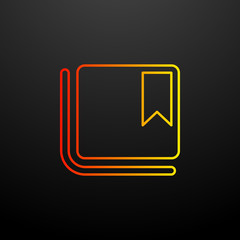 Poster - Bookmark nolan icon. Elements of image set. Simple icon for websites, web design, mobile app, info graphics