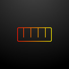 Poster - Ruler nolan icon. Elements of image set. Simple icon for websites, web design, mobile app, info graphics