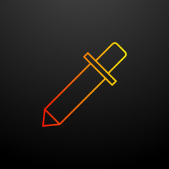 Poster - Pipette nolan icon. Elements of image set. Simple icon for websites, web design, mobile app, info graphics