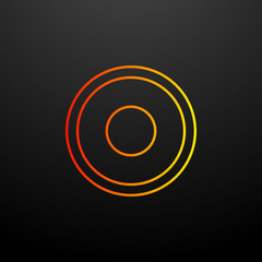 Poster - Rec nolan icon. Elements of image set. Simple icon for websites, web design, mobile app, info graphics