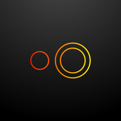 Aufkleber - HDR nolan icon. Elements of image set. Simple icon for websites, web design, mobile app, info graphics