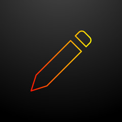 Poster - Edit nolan icon. Elements of image set. Simple icon for websites, web design, mobile app, info graphics
