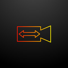 Aufkleber - Switch video nolan icon. Elements of image set. Simple icon for websites, web design, mobile app, info graphics