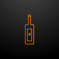 Aufkleber - grape oil nolan icon. Elements of kitchen set. Simple icon for websites, web design, mobile app, info graphics
