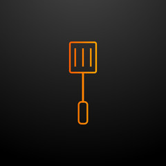 Aufkleber - kitchen spatula nolan icon. Elements of kitchen set. Simple icon for websites, web design, mobile app, info graphics