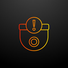 Aufkleber - surveillance camera nolan icon. Elements of automation set. Simple icon for websites, web design, mobile app, info graphics