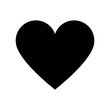 Heart icon flat vector illustration design