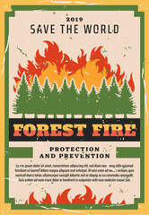 Nature protection, forest fire fighting