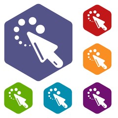 Fototapete - Cursor loading icon. Simple illustration of cursor loading vector icon for web