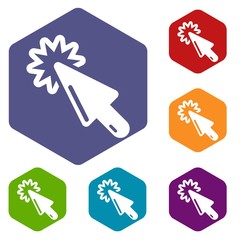 Fototapete - Cursor technology icon. Simple illustration of cursor technology vector icon for web