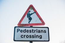 Ministry Of Silly Walks Road Sign