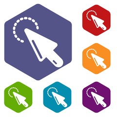 Fototapete - Cursor clean icon. Simple illustration of cursor clean vector icon for web