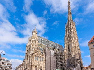 St. Stephen's Cathedral(Stephansdom) the mother church of the Roman Catholic Archdiocese of Vienna and the seat of the Archbishop of Vienna.Austria