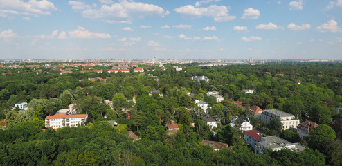 Wall Mural - Aerial view of Berlin