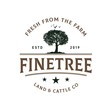 © P4tcreativa - Classic farm stamp badge illustration logo design