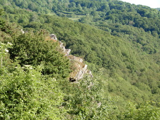 Poster - Site de la Roche d'Oëtre - St Philbert sur Orne- Rouvre, Orne, Normandie, France