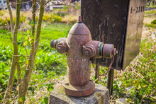 Old Fire Hydrant In Shirakawa-go, Japan.
