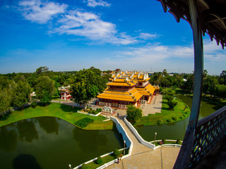 Bang Pa-In Royal Palace in Ayuthaya, Thailand